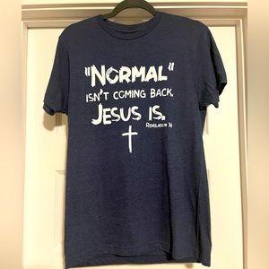 NWOT Love in Faith Shirt S